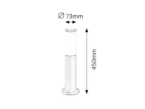 Záhradné svietidlo Rabalux 8147 1x25W E27 230V IP44